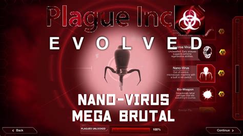 plague inc nano virus mega brutal